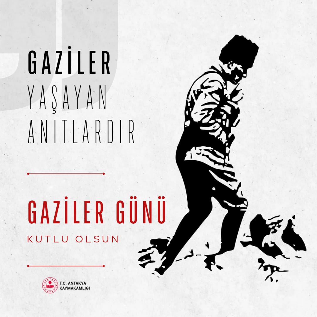 AZİZ ŞEHİTLERİMİZİN MİRASI GAZİLER GÜNÜ KUTLU OLSUN.