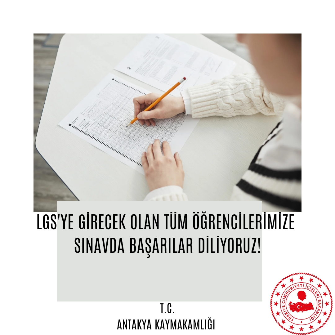 Sayın Kaymakamımız Abdullah AKDAŞ 02 Haziran 2024 Pazar günü yapılacak olan Liselere Giriş Sınavı (LGS) öncesinde bir mesaj yayımladı. 
